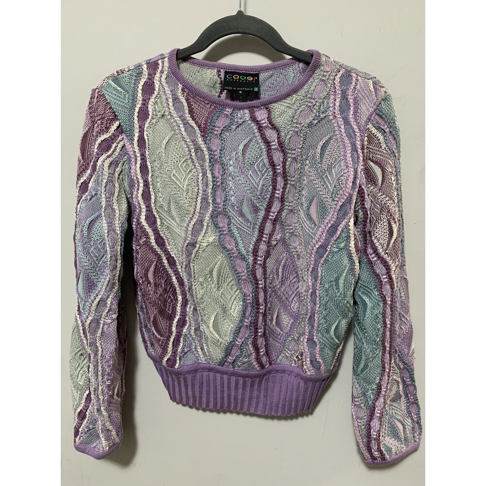 Vintage 90s COOGI Australia Womens Small Sweater Crewneck Classic Multicolor Y2K